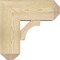 Ekena Millwork Westlake Craftsman Rough Sawn Bracket w/ Offset Brace, Douglas Fir, 8"W x 18"D x 18"H BKT0806X18X18WTL04RDF - alternate 2
